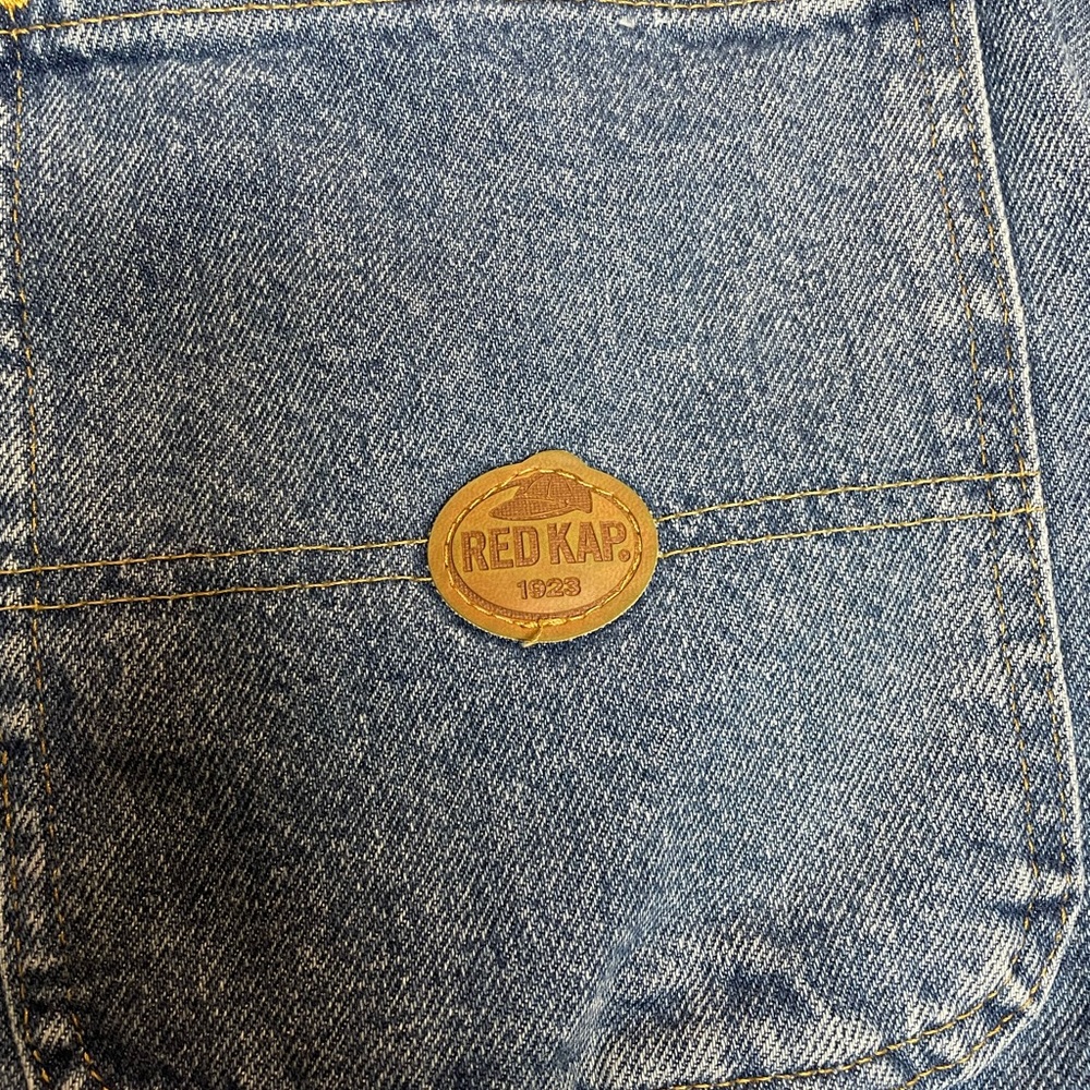 Red Kap Men’s Straight Leg Blue Jeans, Size 34x30 - Picture 4 of 5